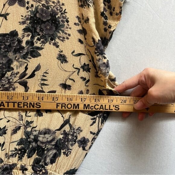 Tennis floral romper open front maxi dress Sz S - Picture 8 of 8